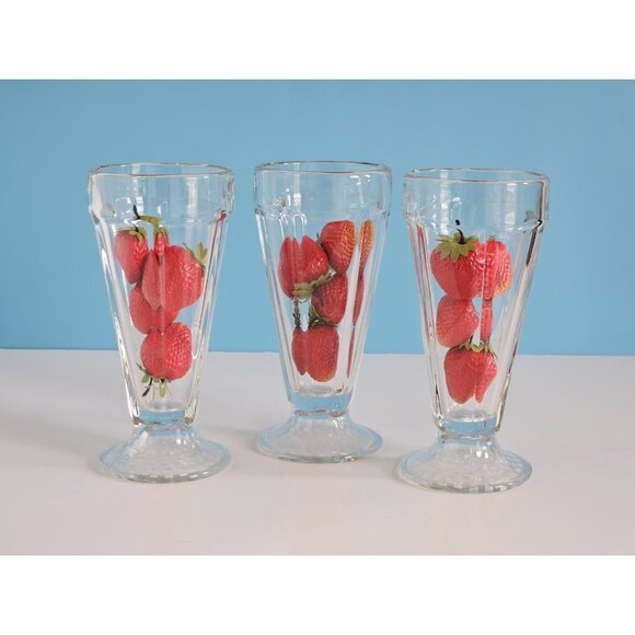 Libbey Soda Parfait Ice Cream Sundae Glasses - Picture 2 of 8